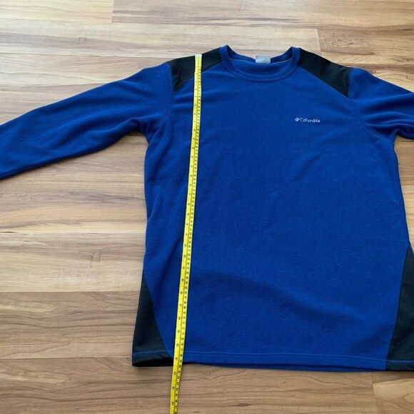 Columbia Long Sleeve Pullover Crewneck Sweatshirt Men’s Size XL Blue Black - Picture 5 of 10